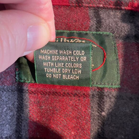 Stillwater Supply Co. Flannel Button Shirt Men's XL New with Tags Red Plaid - Picture 6 of 10